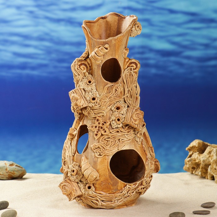 Декорации для аквариума "Сомятник" большой, микс