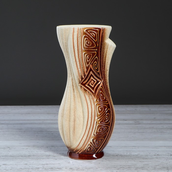 Ваза "Лиана" средняя, ангоб