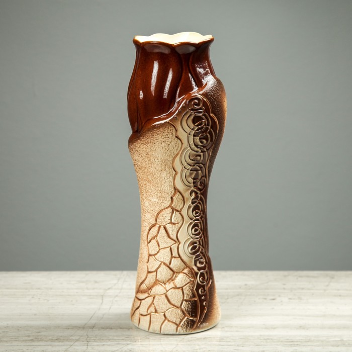 Ваза "Азалия" средняя, ангоб