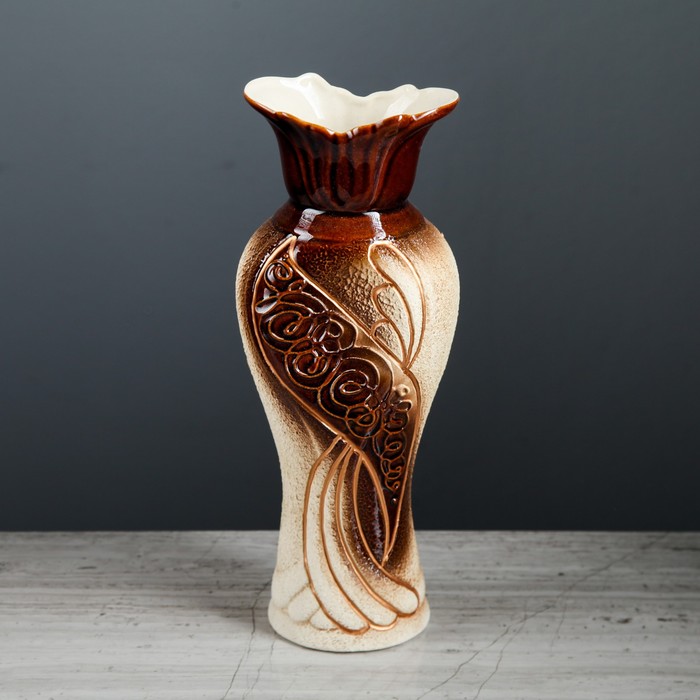 Ваза "Дарина" средняя, ангоб