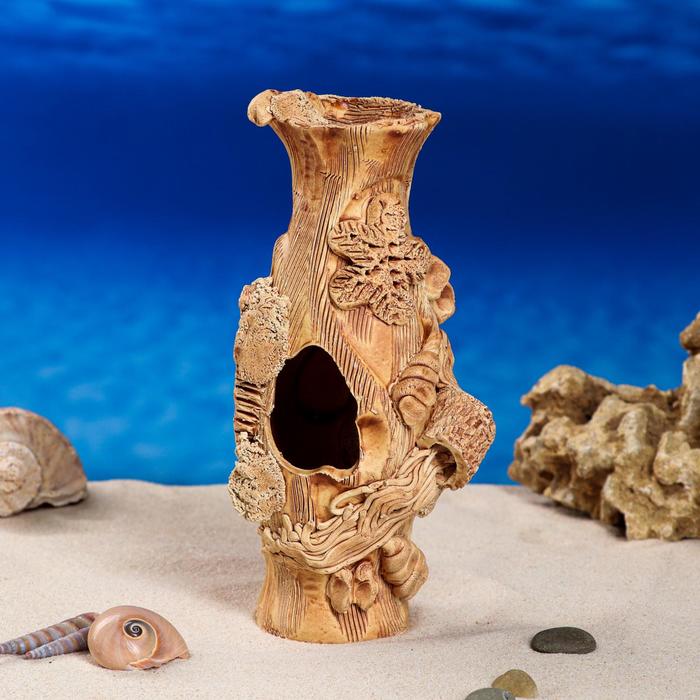 Декорации для аквариума "Сомятник" горизонтальный