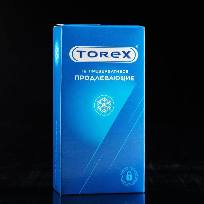 Презервативы Torex, продлевающие, с бензокаином, 12 шт. презервативы torex party продлевающие 3 шт