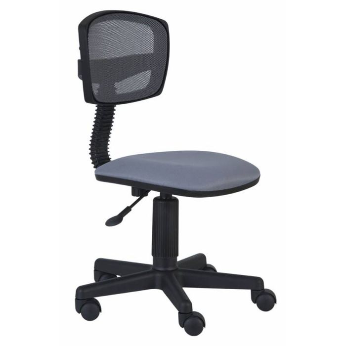 Кресло Бюрократ, серый, спинка сетка, CH-299/G/15-48 кресло бюрократ черный спинка сетка ch 299nx 15 21