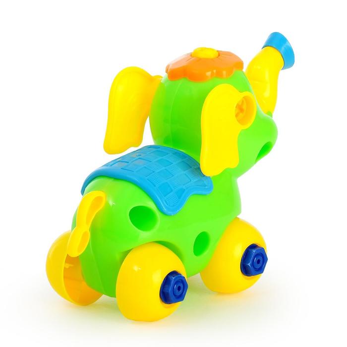 Конструктор для малышей «Слонёнок», 28 деталей, цвета МИКС