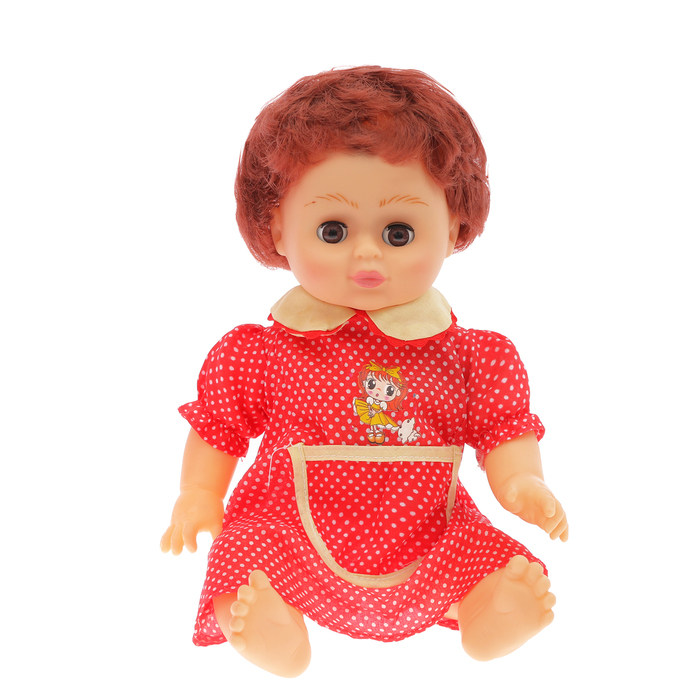 Коляска для кукол "Ромашка" с металлическим каркасом, пупс (высота 31,5 см.), сумка, цвета МИКС