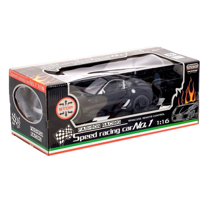 Машина радиоуправляемая "Спорткар", работает от батареек, масштаб 1:16, цвета МИКС