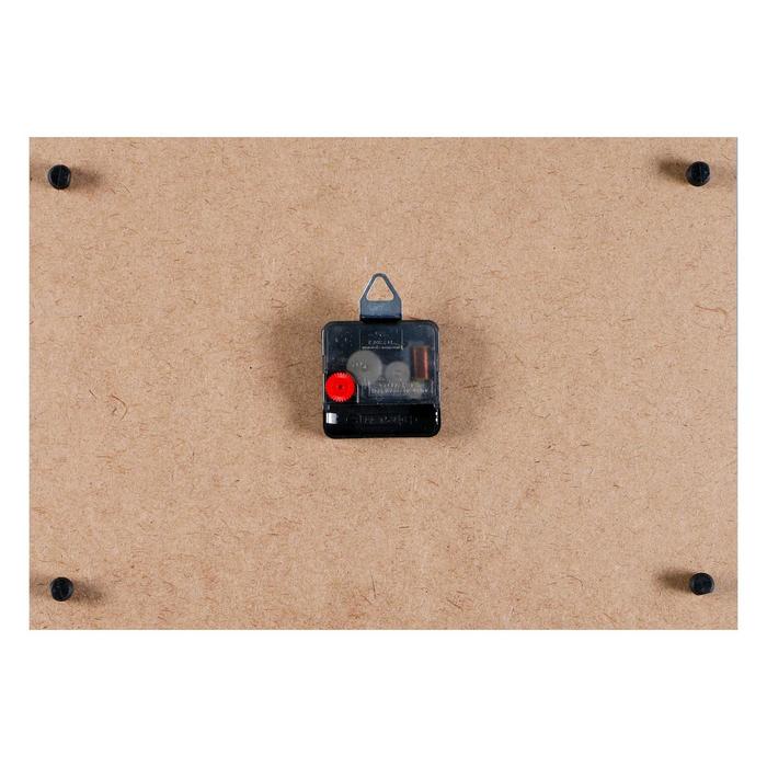 Часы настенные прямоугольные "Лебеди", 25 х35 см микс