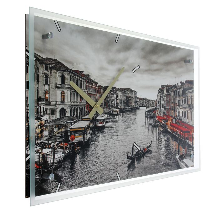 Часы настенные прямоугольные "Венеция", 35х60 см