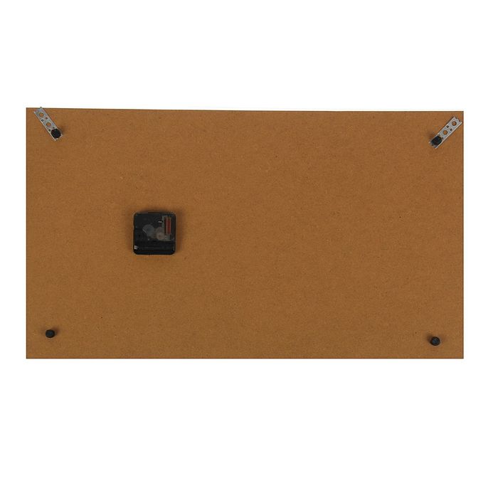 Часы настенные прямоугольные "Цветы", 35х60 см