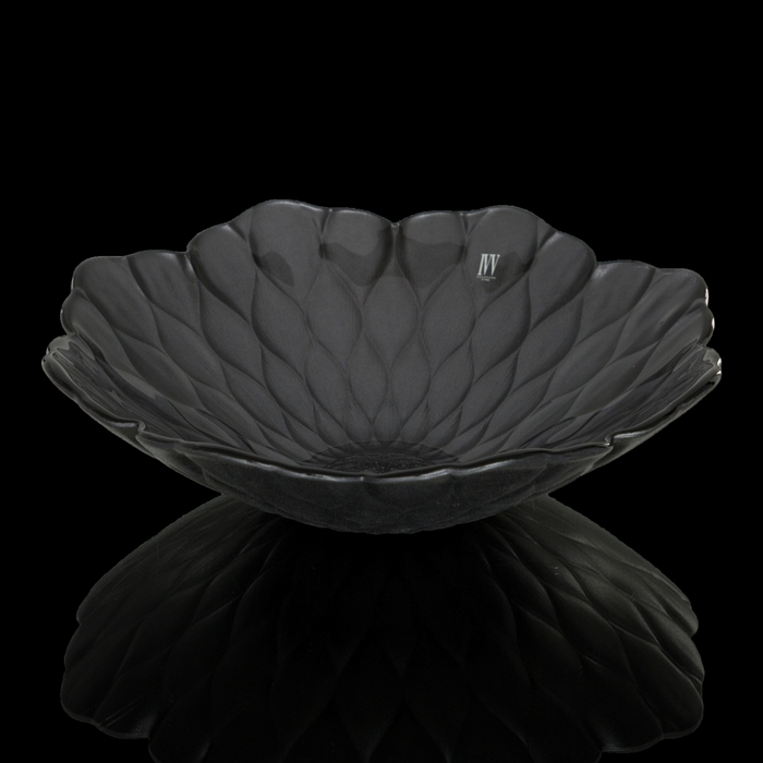 Блюдо "Лотос", черное