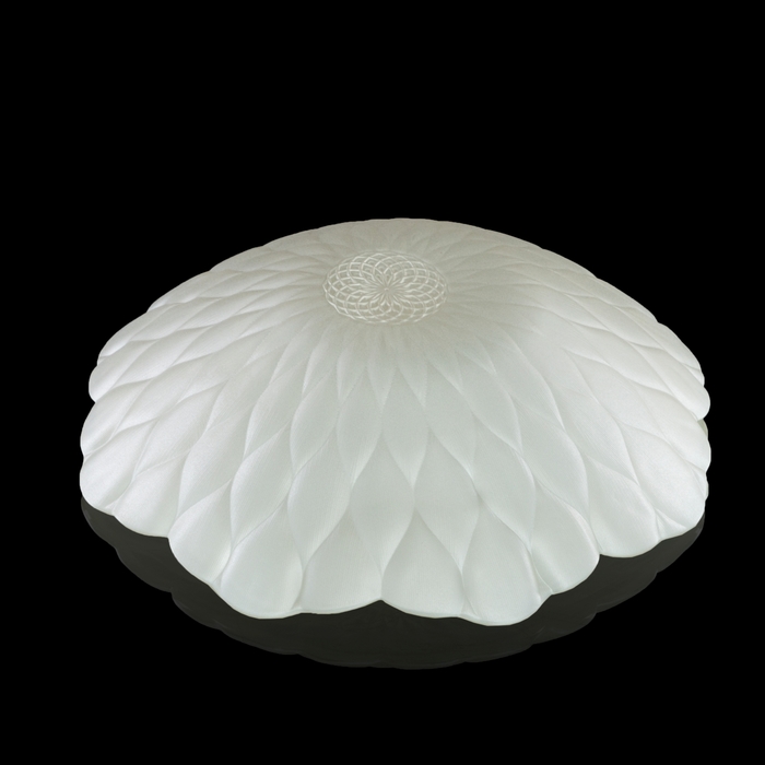 Блюдо "Лотос", жемчужное