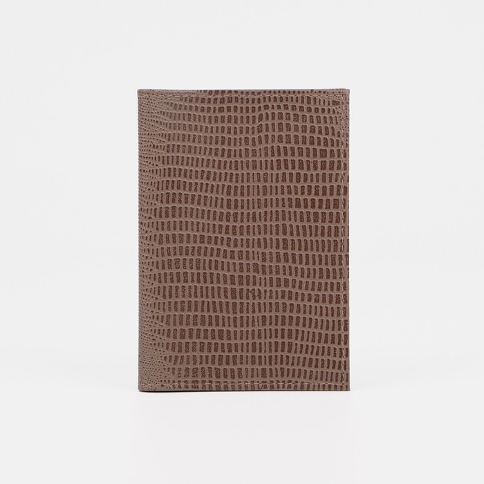 Обложка для автодокументов, игуана бежевый