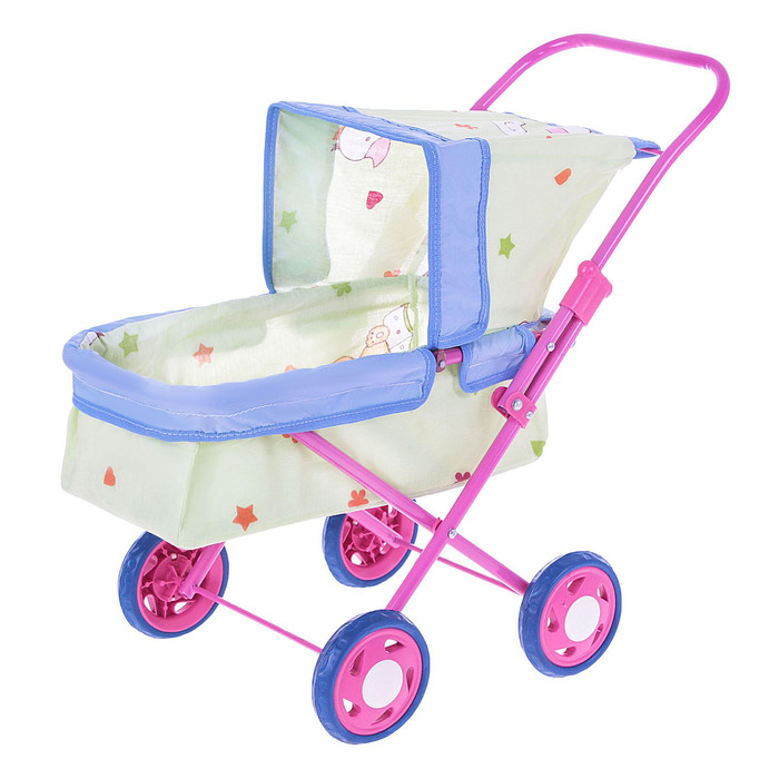 Коляска кукольная № 12, цвета МИКС