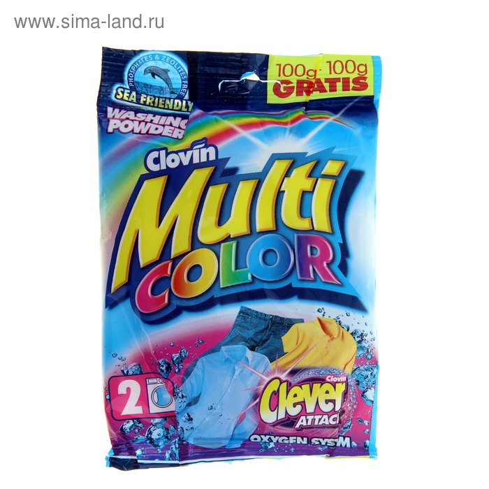

Стиральный порошок Multi Color, автомат, 200 г