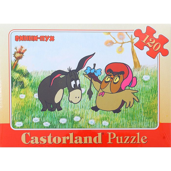 Пазл "Винни Пух. Поздравление Иа", 120 элементов