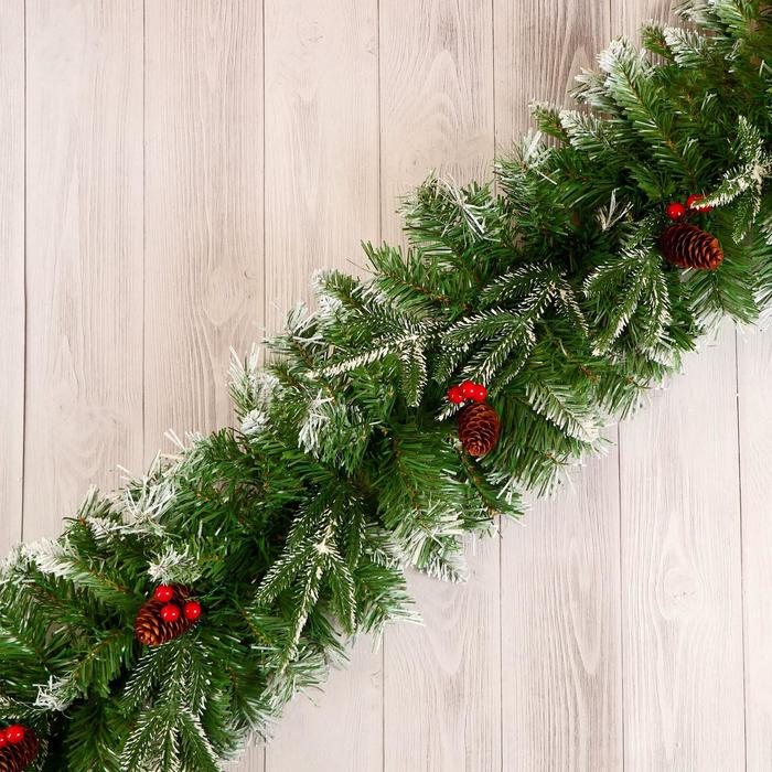 Хвойная гирлянда "Зимний шик" (220 веток)