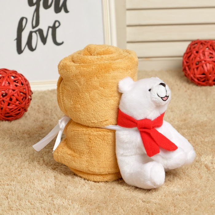 Набор подарочный для новорождённых "Этелька" 2 пр Умка, размер 75х100 см