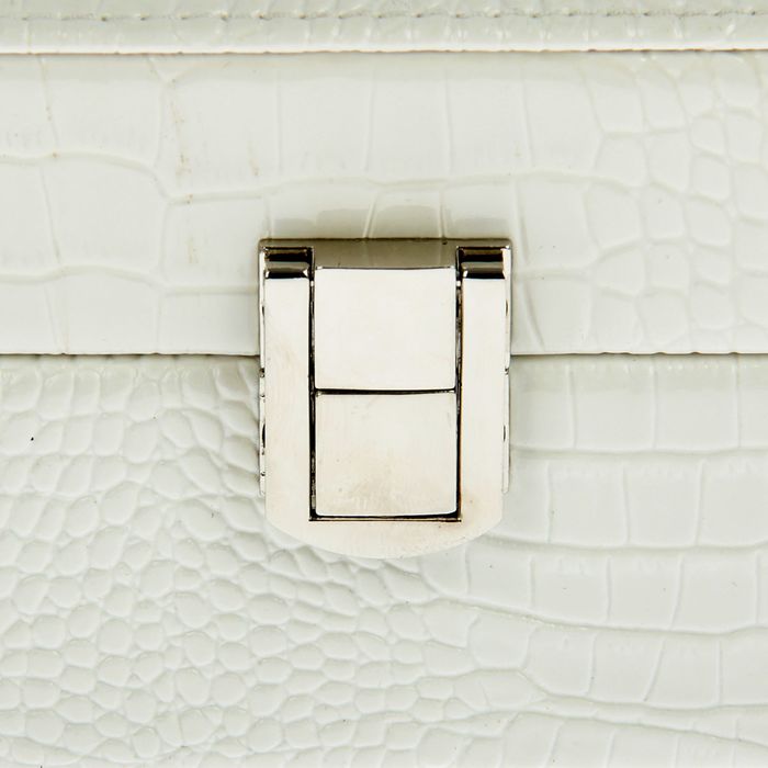 Шкатулка под очки 4 отделения "Белая дымка"