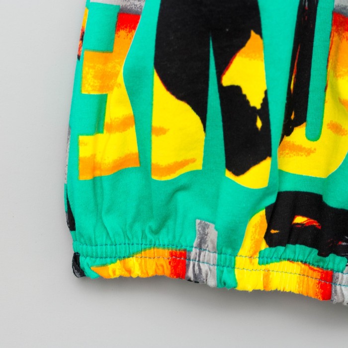 Халат женский на молнии "Город", размер 46, цвет МИКС