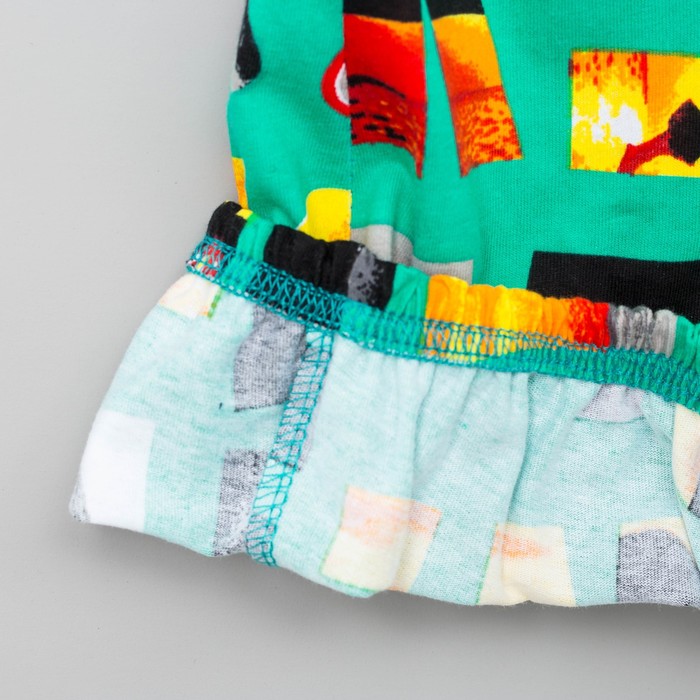 Халат женский на молнии "Город", размер 44, цвет МИКС