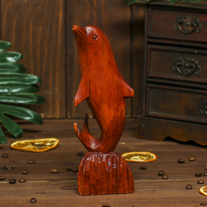 Сувенир "Дельфин" коричневый