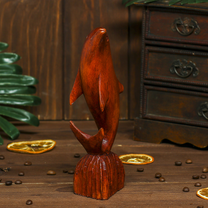 Сувенир "Дельфин" коричневый