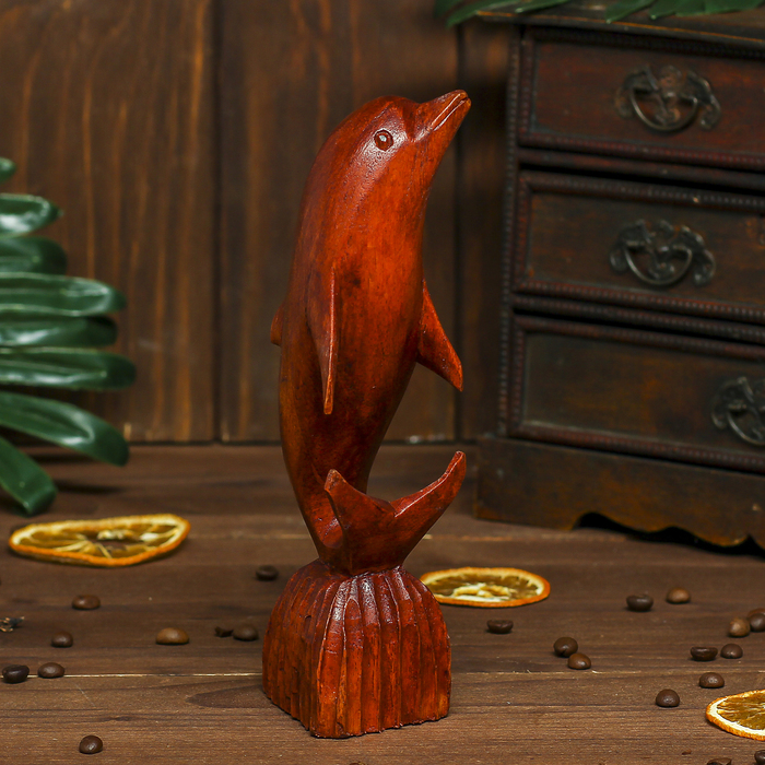 Сувенир "Дельфин" коричневый