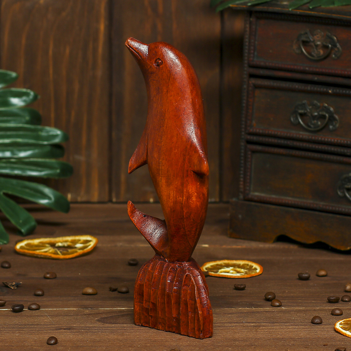 Сувенир "Дельфин" коричневый