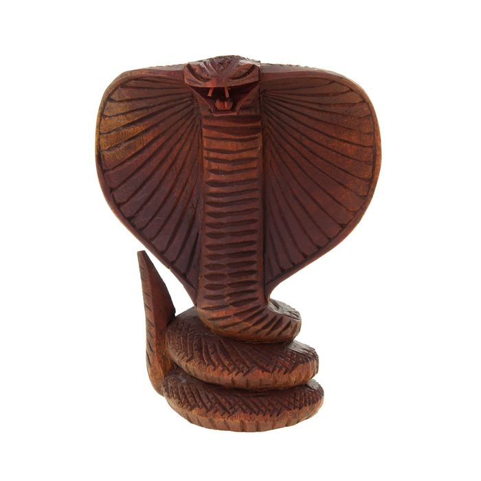 Сувенир "Кобра" коричневый