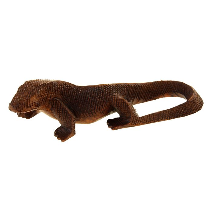 Сувенир "Ящер" коричневый
