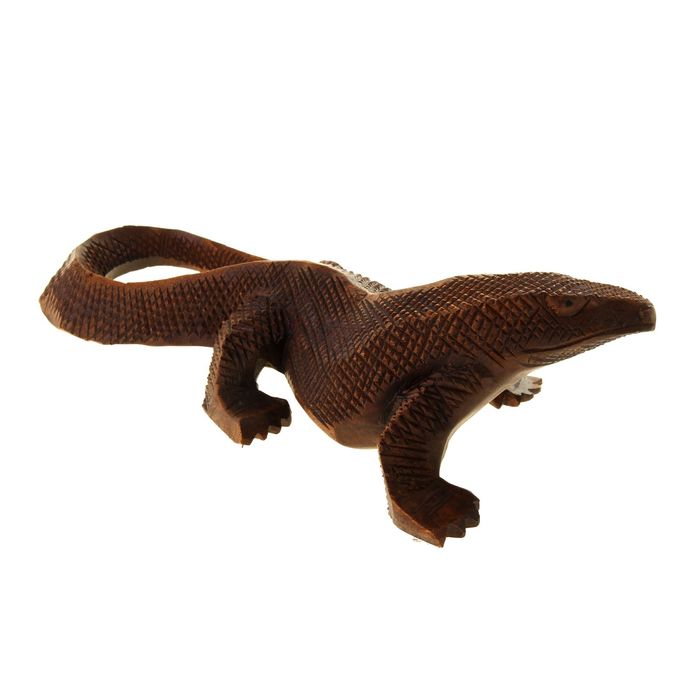 Сувенир "Ящер" коричневый