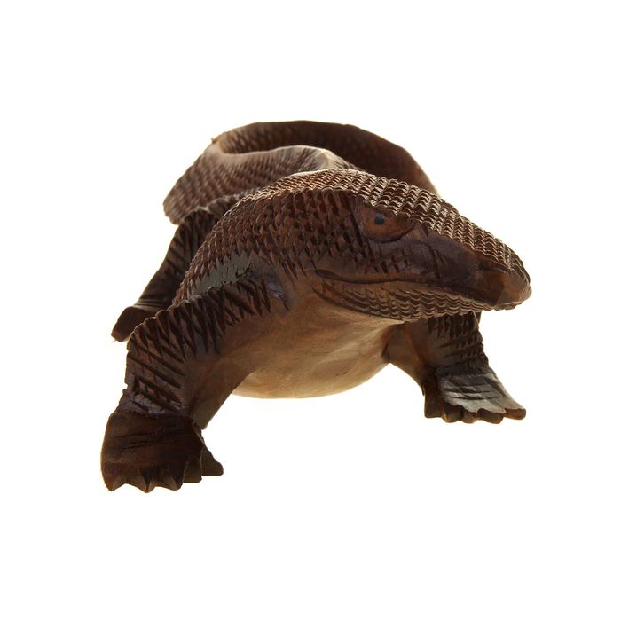 Сувенир "Ящер" коричневый