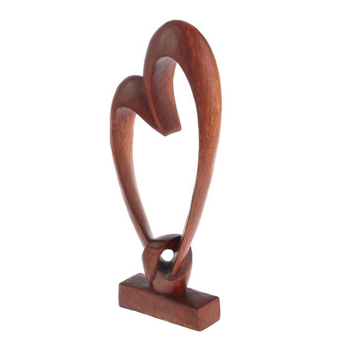 Сувенир "Узел сердца" тёмный