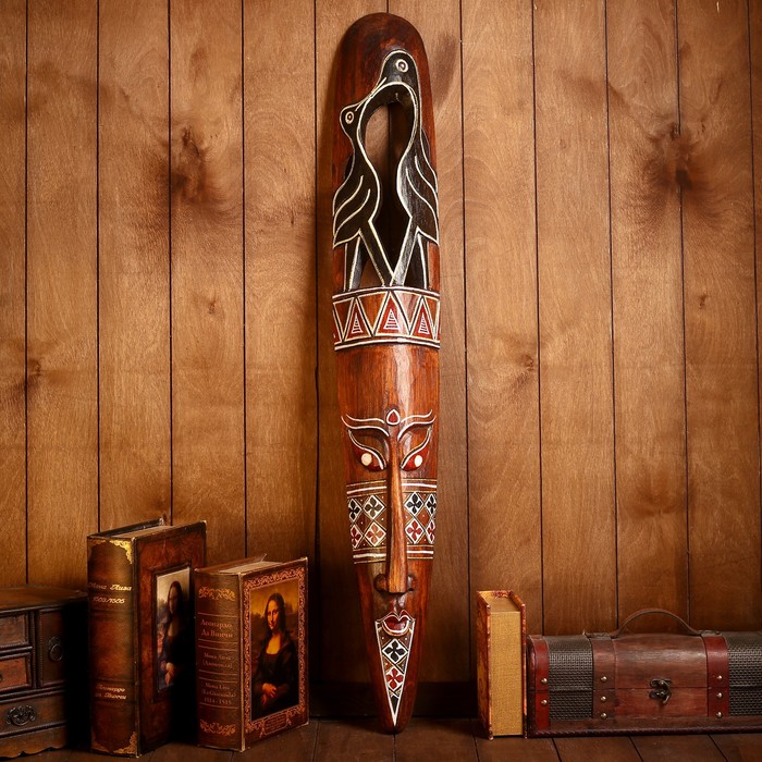 Маска "Абориген с птицами"