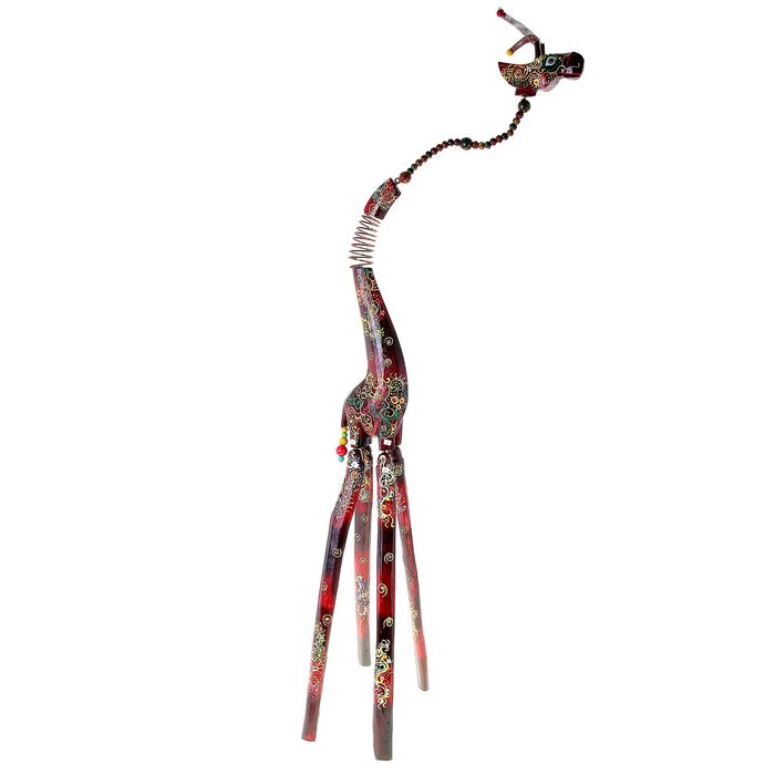 Сувенир "Большой друг — жираф" на пружинке