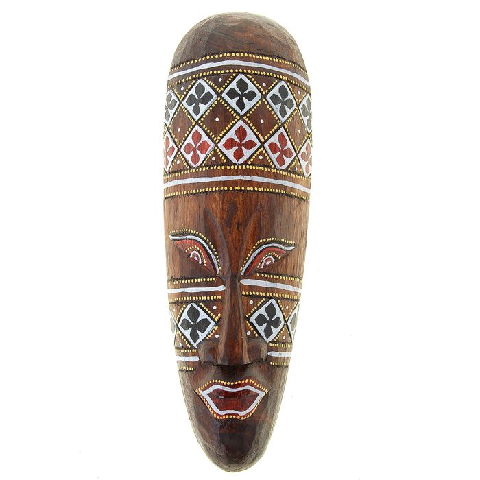 Маска "Абориген с узорами"