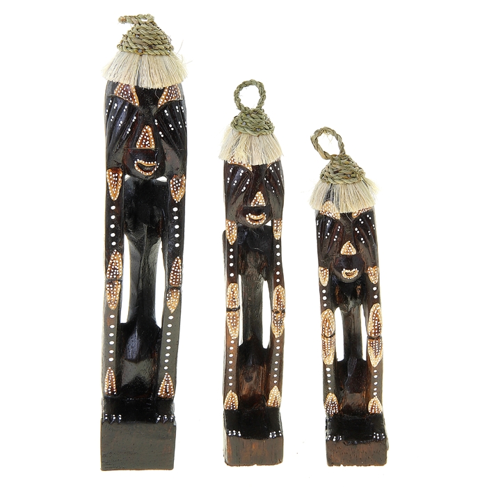 Набор сувениров "Первые аборигены", 3 шт