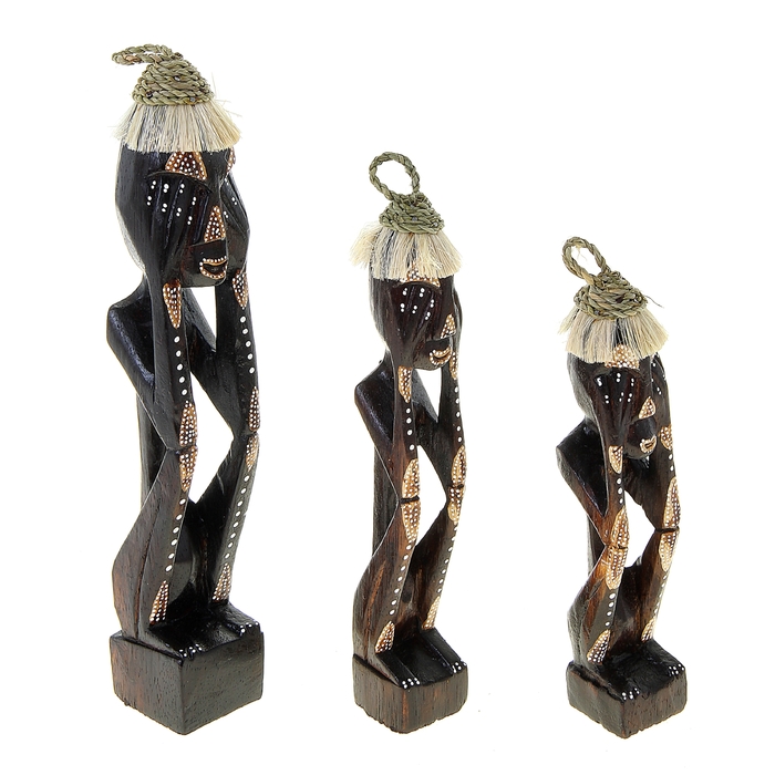 Набор сувениров "Первые аборигены", 3 шт