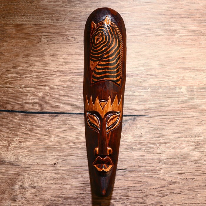 Маска "Абориген с зеброй"