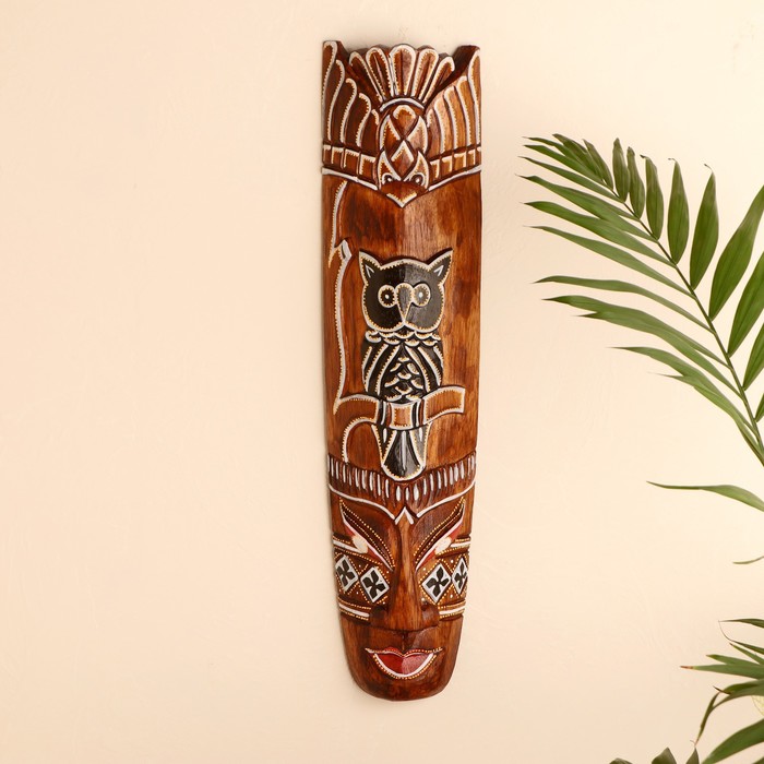 Маска &quot;Абориген с совой&quot;