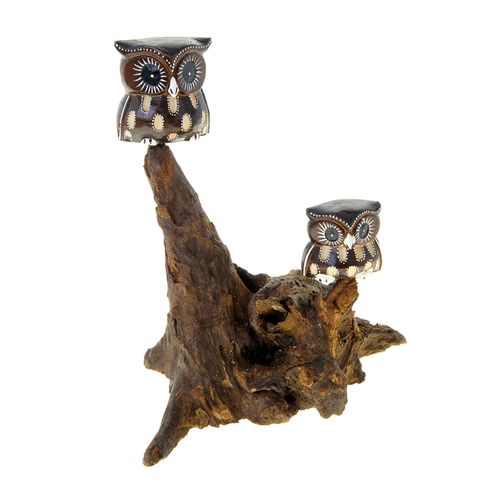 Сувенир "Две совы на отдыхе" МИКС