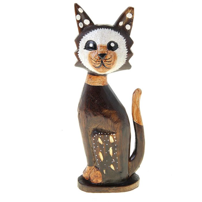 Сувенир "Кот" с белой мордочкой