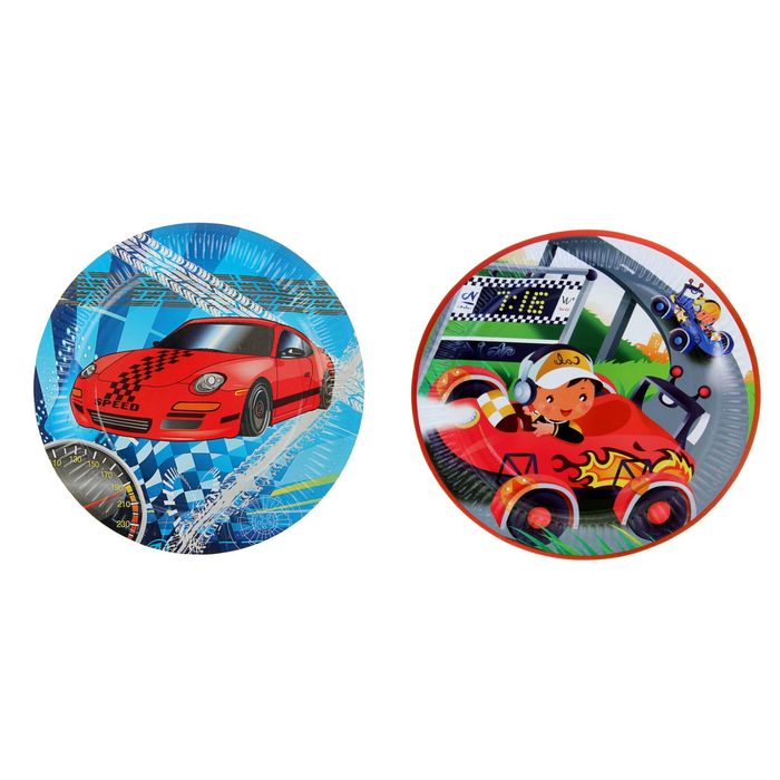 Тарелка с ламинацией "Догони", 23 см, микс