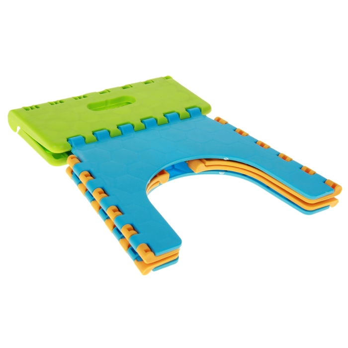 Табурет складной универсальный 21х16,5х20 см, цвет МИКС