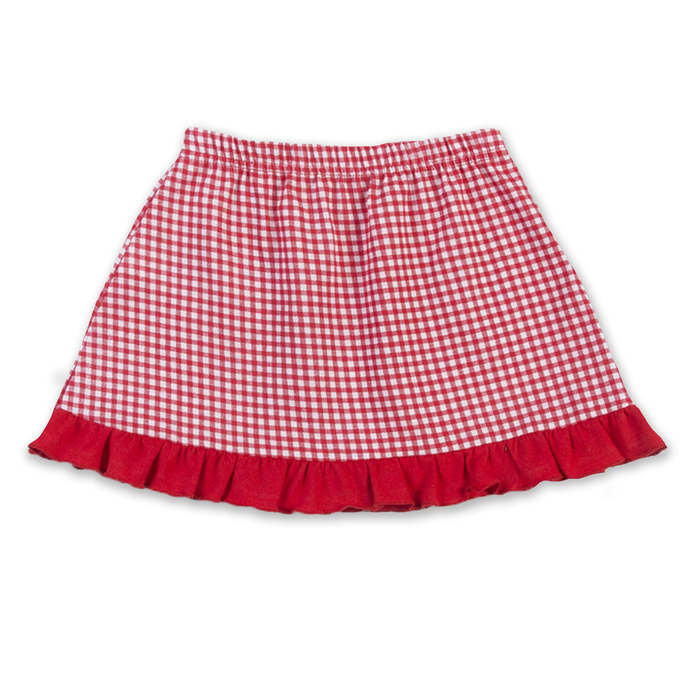 Юбка для девочки "Вишенка", рост 92 см (54), цвет красная клетка