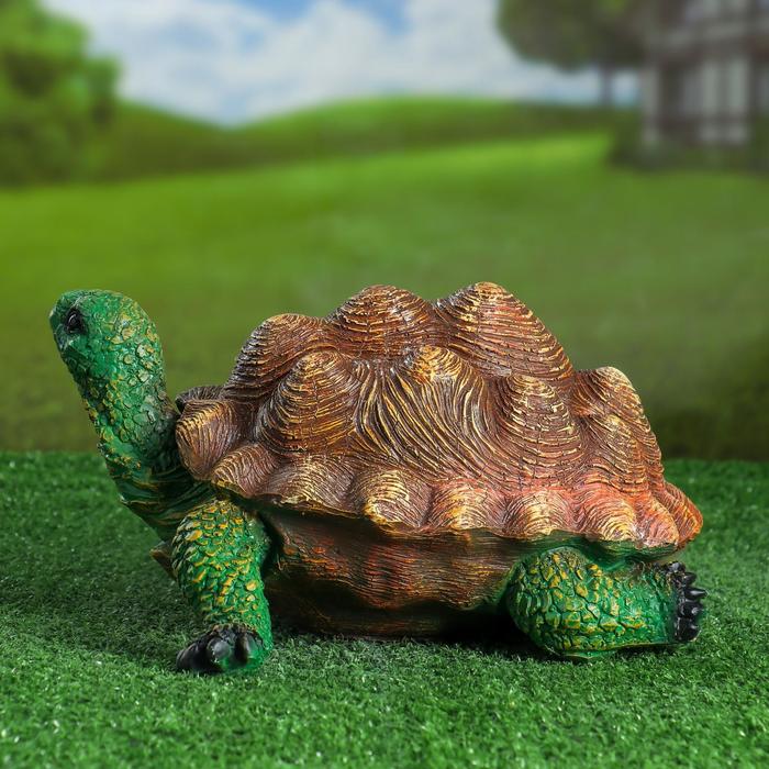 фото Садовая фигура "черепаха" 30х23х16 см хорошие сувениры