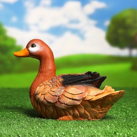 

Садовая фигура "Утка дикая" 25х16х20cм