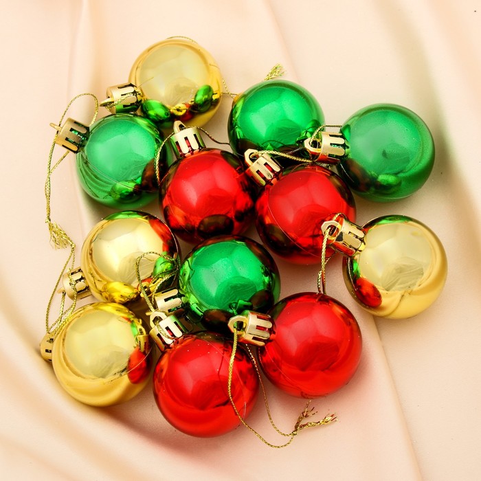 Новогодние шары "Сказка" (набор 12 шт.)