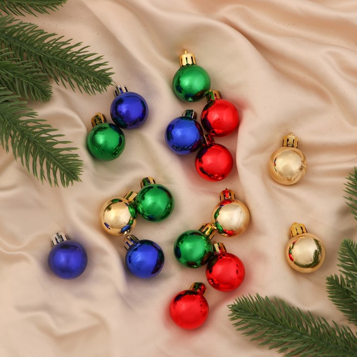 Новогодние шары "Сказка" (набор 16 шт.)