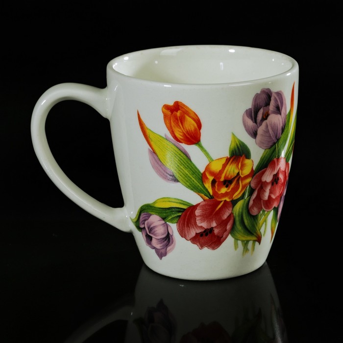 Кружка 220 мл "Тюльпаны-2"